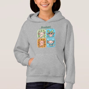 Cute Axolotl Seasons Collection – Seasons Hoodie