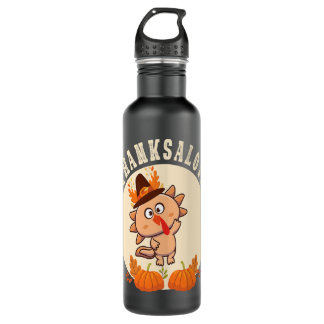 Cute Axolotls Axolotl Lovers Thanksgiving Axolotl  Stainless Steel Water Bottle