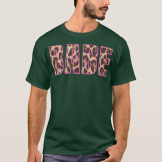 Cute Babe Leopard Print Bridal Bachelorette Party T-Shirt