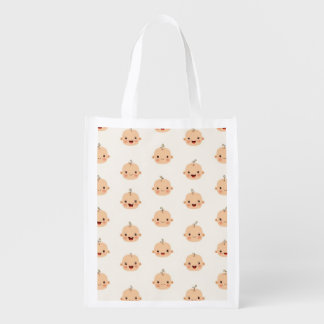 Cute babies grocery bags