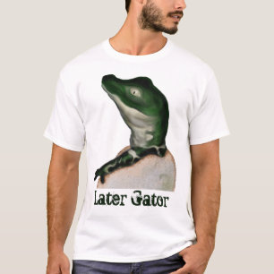 Cute Baby Alligator Digital Art T-Shirt