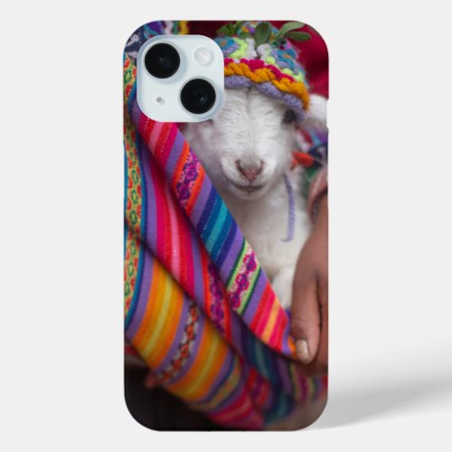 Cute Baby Alpaca South American iPhone Case Cover