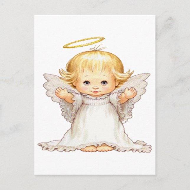 Cute Baby Angel Postcard (Front)