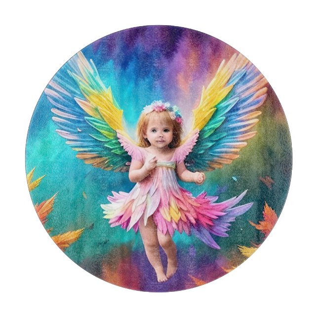 Cute Baby Angel Wings Art-38424 Cutting Board (Front)