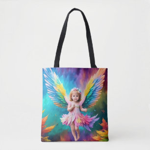 Cute Baby Angel Wings Art-38424 Tote Bag