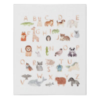 Cute Baby Animal Alphabet