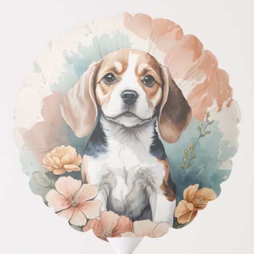 Cute Baby Animals  Adorable Beagle Puppy  Balloon