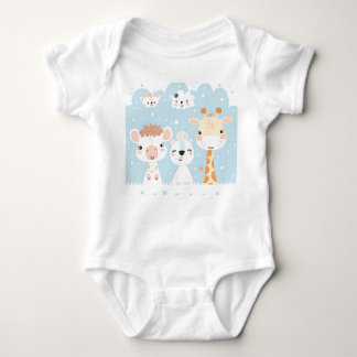 Cute Baby Animals Bodysuit