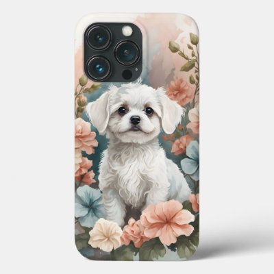 Cute Baby Animals | Cute White Maltese Puppy  iPhone 13 Pro Case