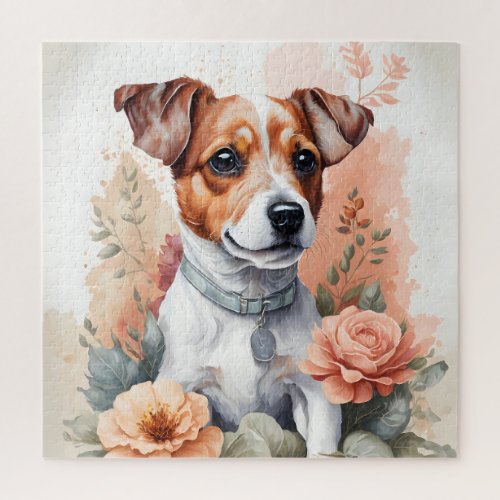 Cute Baby Animals  Jack Russell Terrier Puppy Jigsaw Puzzle