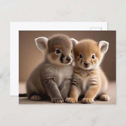 Cute Baby Animals Postcrossing Postcard