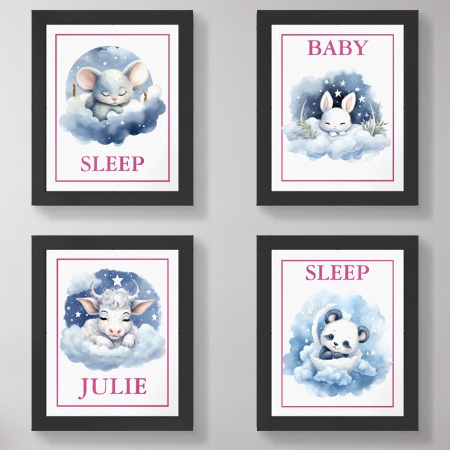 Cute Baby Animals Print Set (Front)