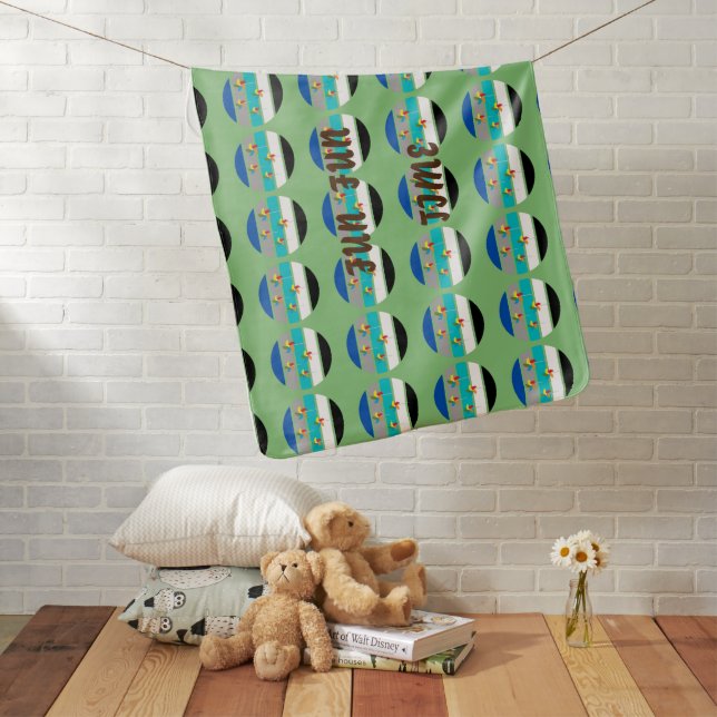 Cute  Baby  Baby Blanket (In Situ)