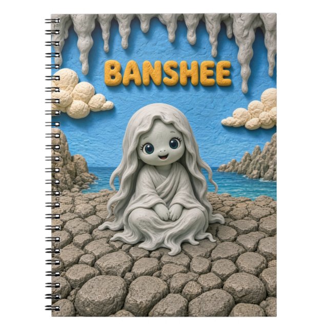 Cute Baby Banshee, Mythical Notebook (Front)