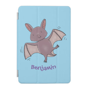 Cute baby bat flying cartoon illustration iPad mini cover