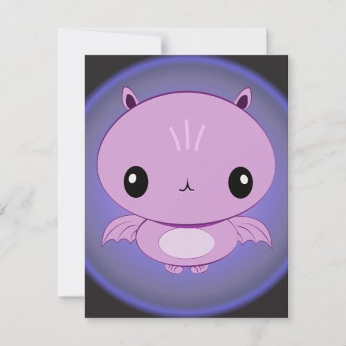 Cute Baby Bat Invitations