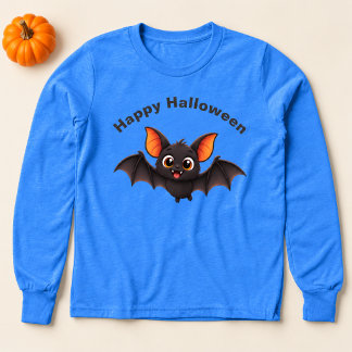 Cute Baby Bat Personalized Halloween Tri-Blend Shirts