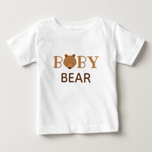 Cute Baby Bear Baby T_Shirt