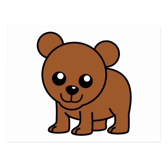 Bear Clipart Postcards | Zazzle