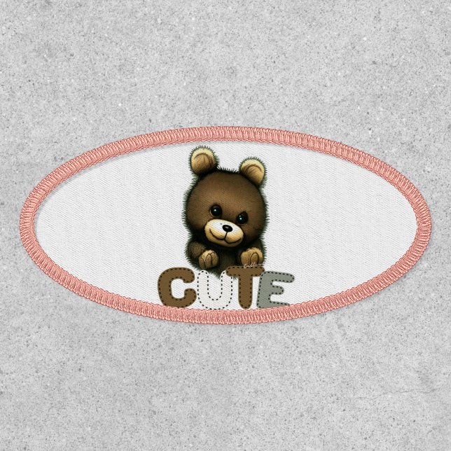 Cute baby Bear    Patch (Front)
