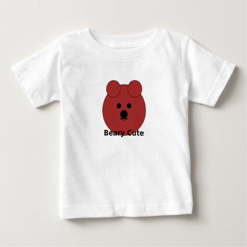 Cute Baby Bear T_Shirt _ Comfy  Stylish 
