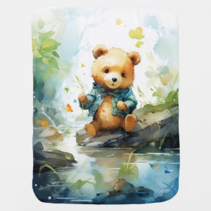 Cute baby bear themed baby blankets! blanket