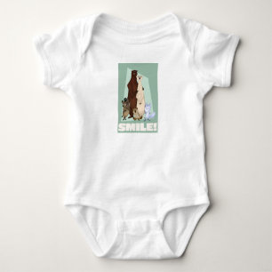 Cute Baby Bear with Mama and Papa Bodysuit