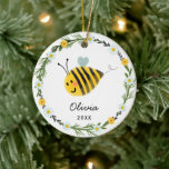 Cute Baby Bee Ornament | Baby Shower Gift<br><div class="desc">Cute Baby Bee Ornament | Baby Shower Gift</div>