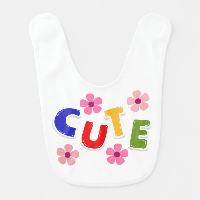 CUTE BABY BIB (Front)