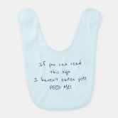 Cute Rascals® Cloth Bibs for Babies Give Peas A Chance Funny Humor