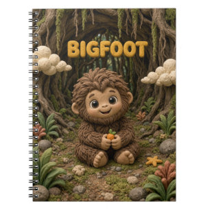 Cute Baby Bigfoot, Mythical Notebook
