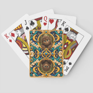 Cute Baby Bigfoot, Mythical Poker Cards