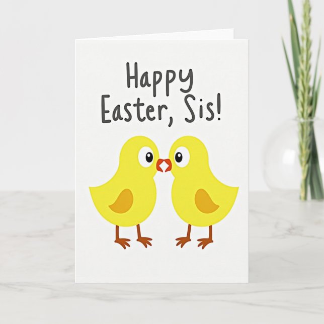 Cute Baby Bird Greeting Card (Front)