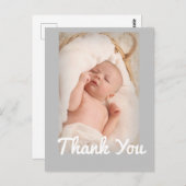 Cute Baby Birth Announcement Thank You Postcard | Zazzle