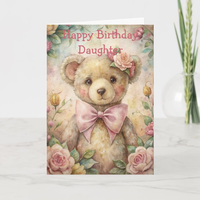 Cute Baby Birthday Card (Front)