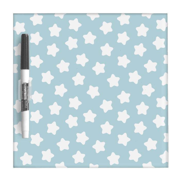 Cute Baby Blue Star Dry Erase Board Zazzle Com