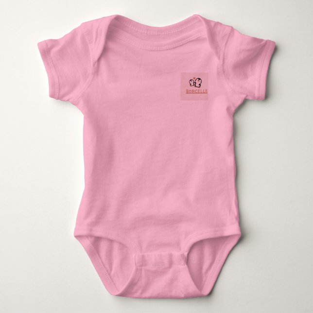 cute baby body suit baby bodysuit (Front)