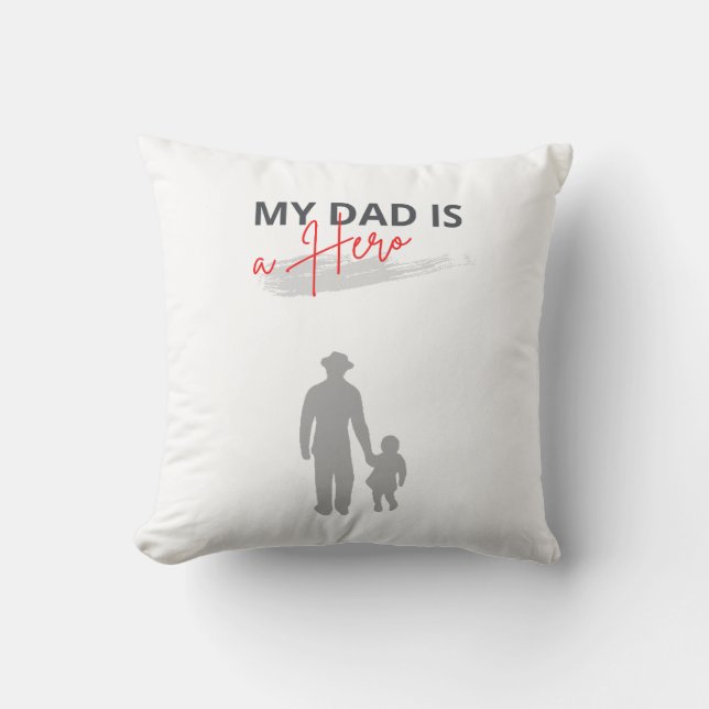 Cute Baby Bodysuit – Soft Cotton Infant T-Shirt Throw Pillow (Front)