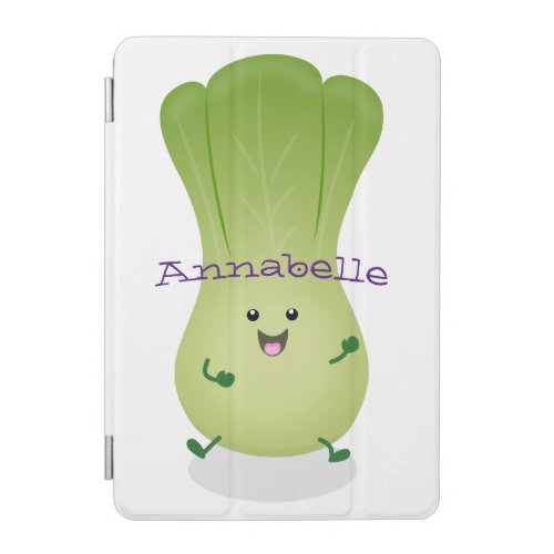 Cute baby bok choy cartoon illustration iPad mini cover