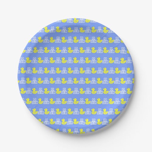 Cute Baby Boy Paper Plates