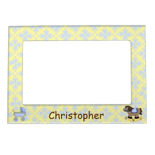 Cute Baby Boy Picture Frame Magnet