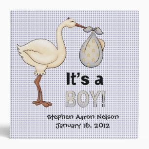 Cute Baby Boy Scrapbook Binder