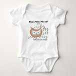 Cute Baby Boy Shirt Owl Picture In Brown &amp; Teal at Zazzle