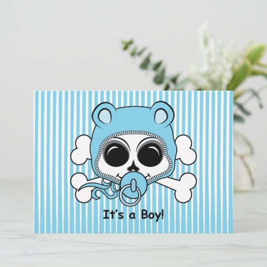 Cute Baby Boy Skull (Standing Front)