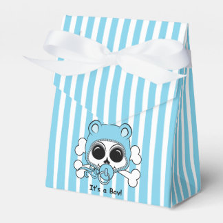 Cute Baby Boy Skull Favor Boxes