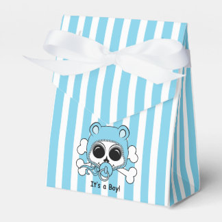 Cute Baby Boy Skull Favor Boxes