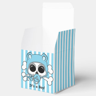 Cute Baby Boy Skull Favor Boxes