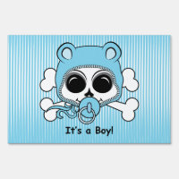 Cute Baby Boy Skull