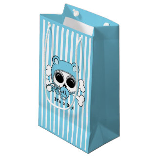 Cute Baby Boy Skull Small Gift Bag