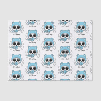 Cute Baby Boy Skull Tissue Paper